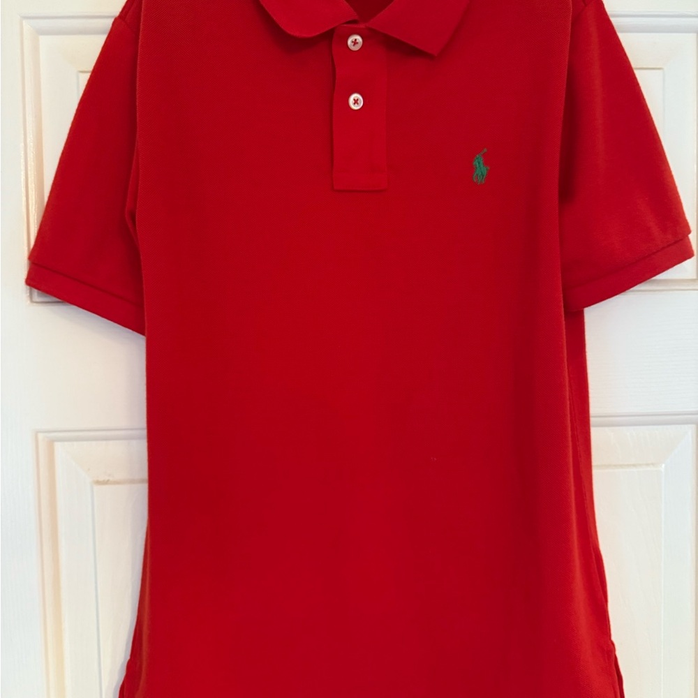 Polo by Ralph Lauren Men's Vibrant Red Crewneck Sweater